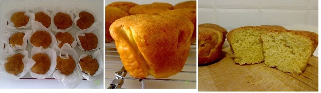 de hartige paas muffins zijn klaar
