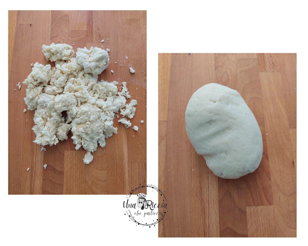 deeg gnocchetti water en bloem