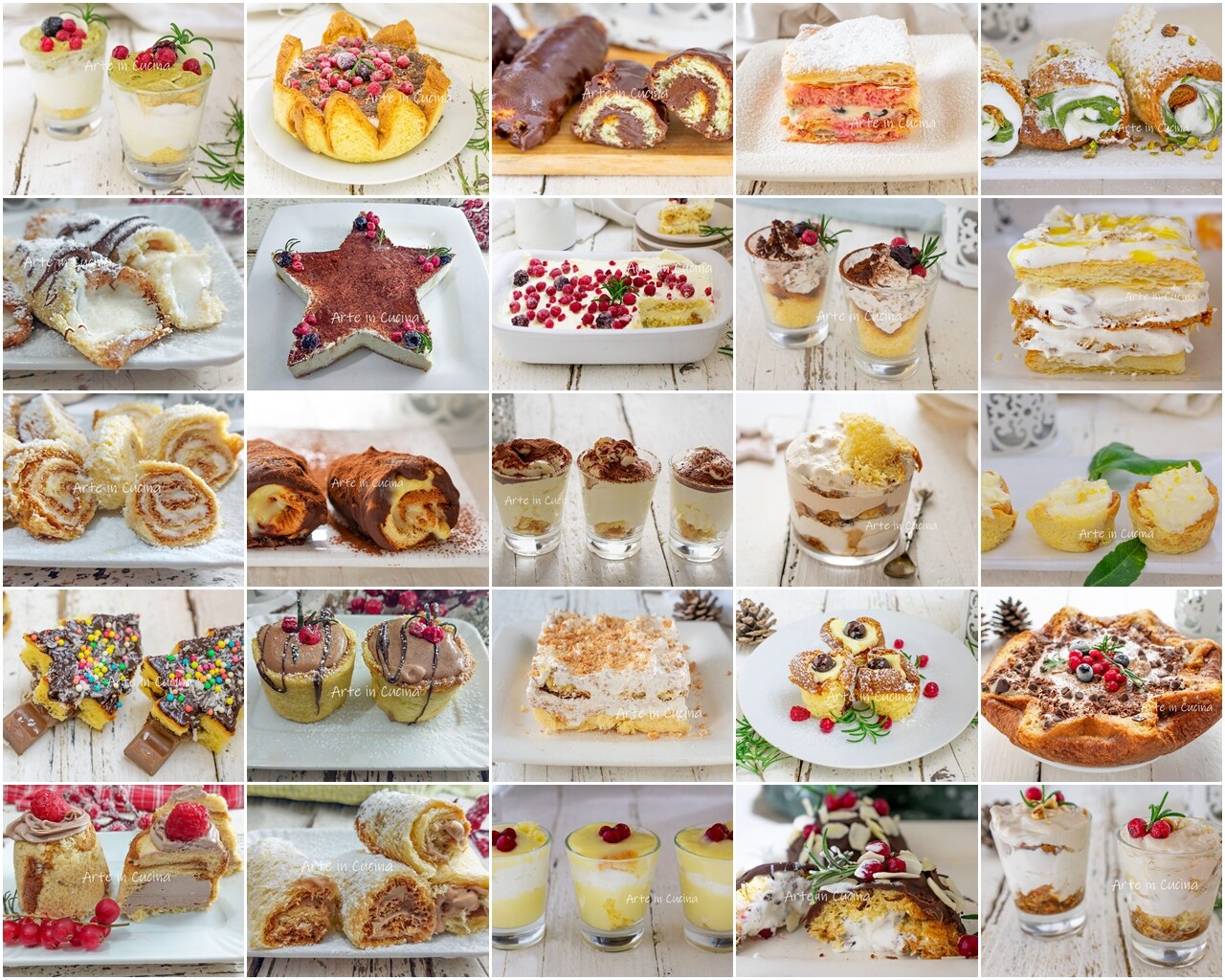 DESSERTS met OVERGEBLEVEN PANDORO