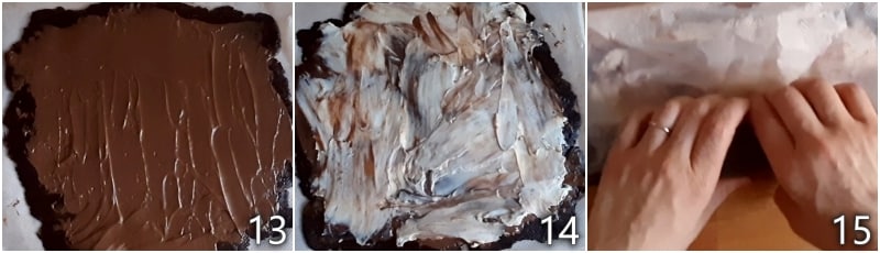 e. vul de rol zonder bakken met Nutella en mascarpone