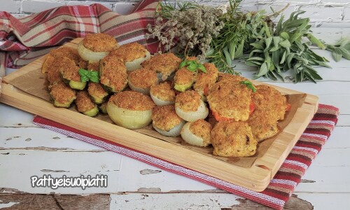 Gevulde groenten uit de oven