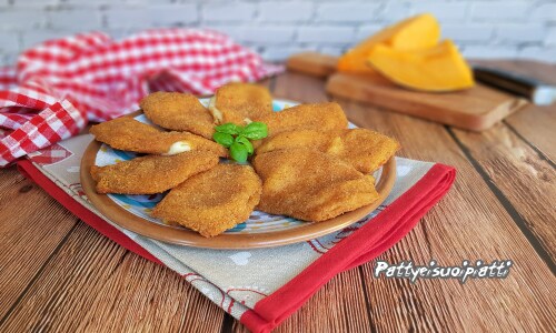 Pompoen cordon bleu uit de oven
