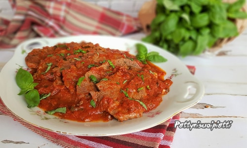 Carne alla pizzaiola twee in één