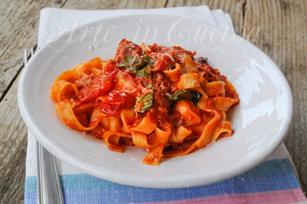 Fettuccine alla re Ferdinando II Napolitaans recept