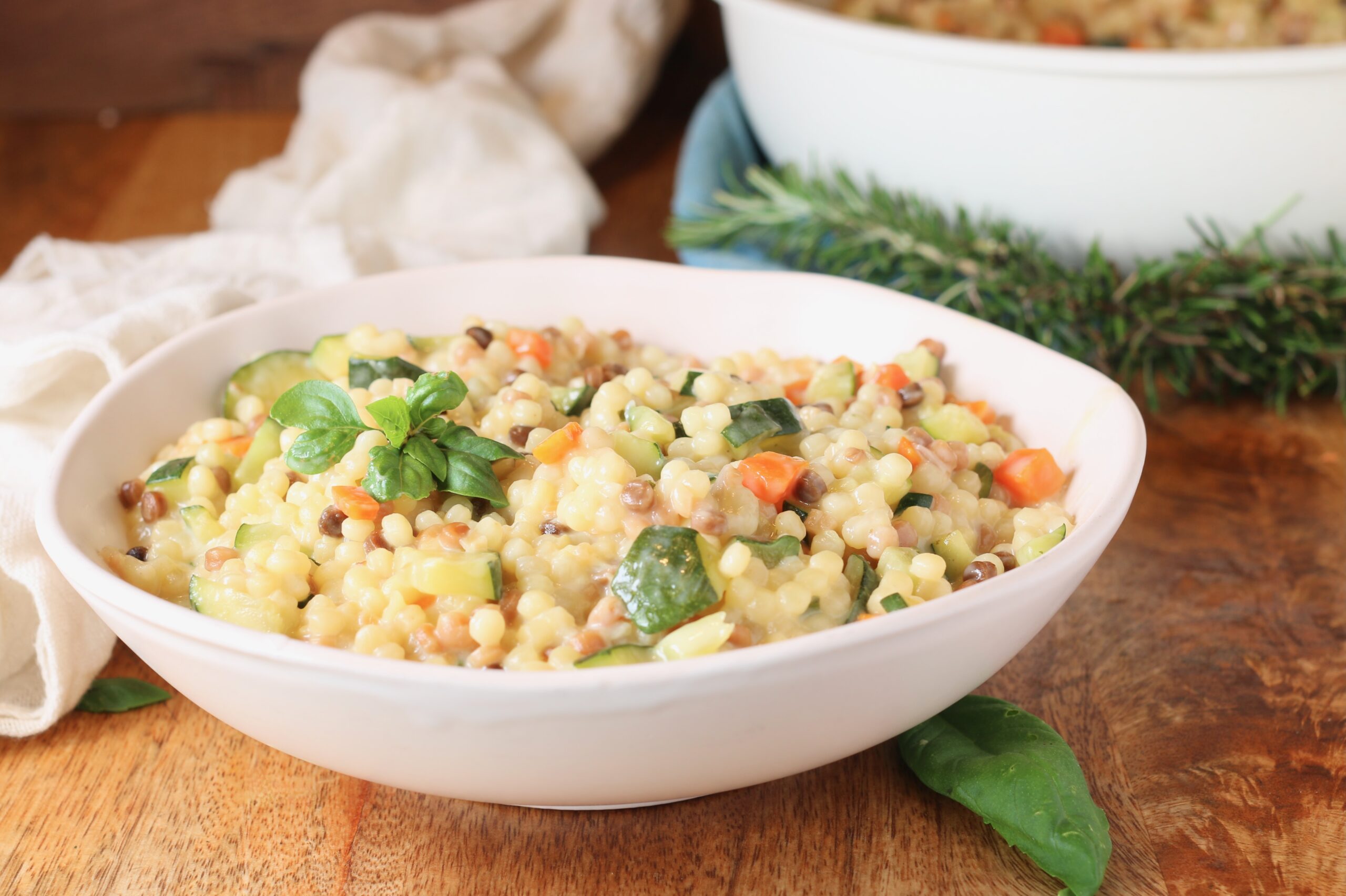 Fregula met groenten