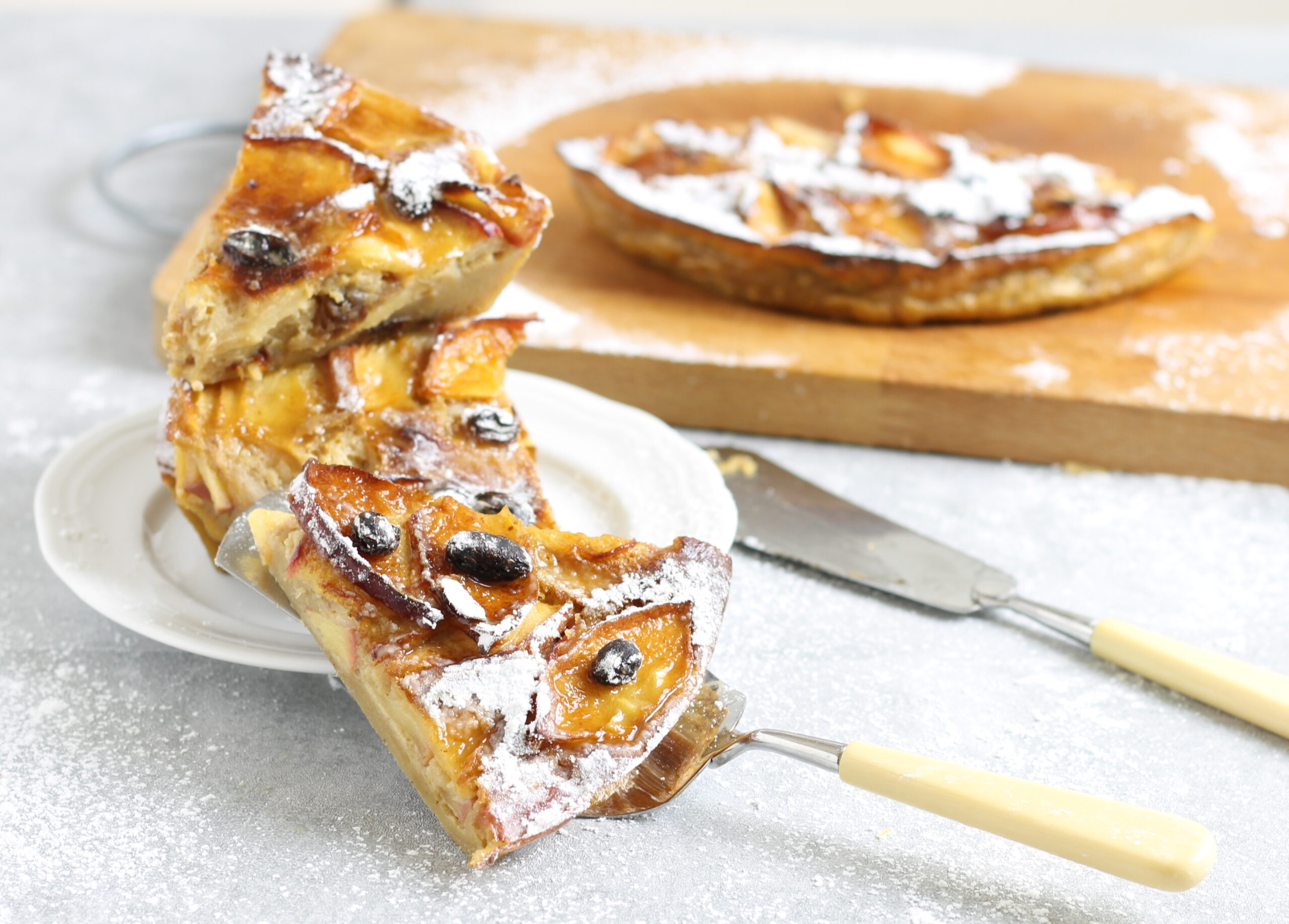 Zoete appelomelet in de airfryer