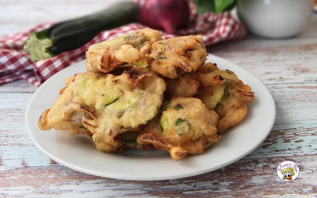 uien en courgette fritters