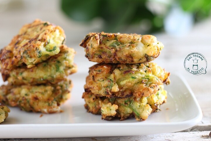 Courgette- en fetafritters