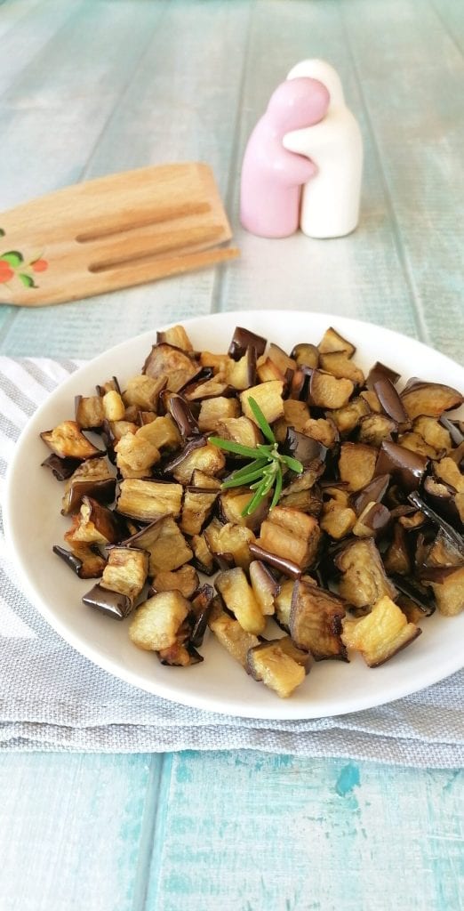 gebakken aubergines