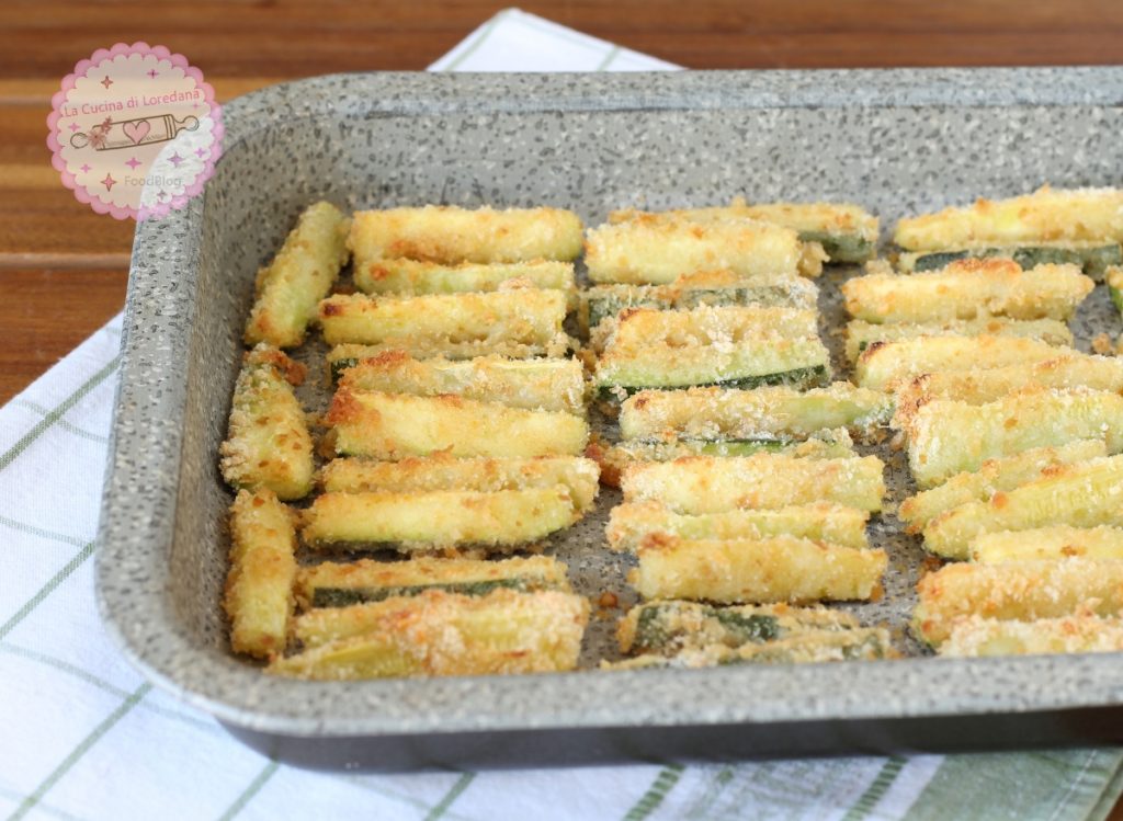 gebakken courgettestickjes