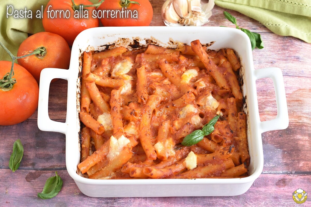 Gebacken pasta alla sorrentina