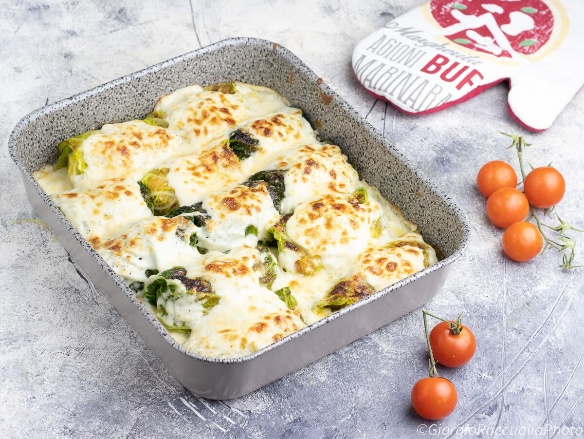 Recept voor gegratineerde koolrolletjes uit de oven