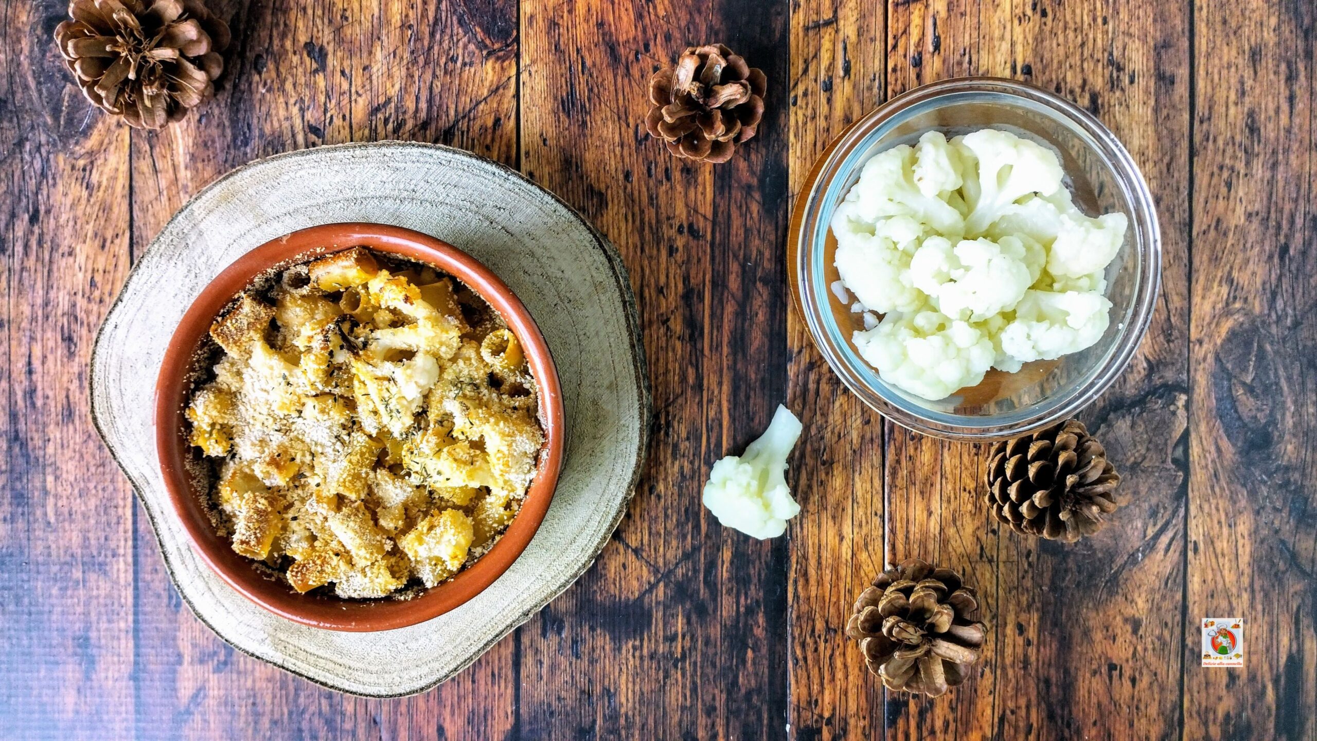Gegratineerde pasta met bloemkool: knapperig en smakelijk, betovert je bij de eerste hap