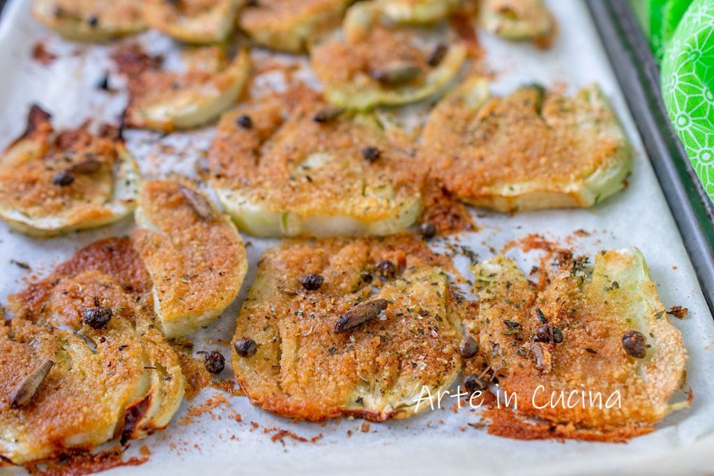 Gegratineerde venkel uit de oven met rozemarijn
