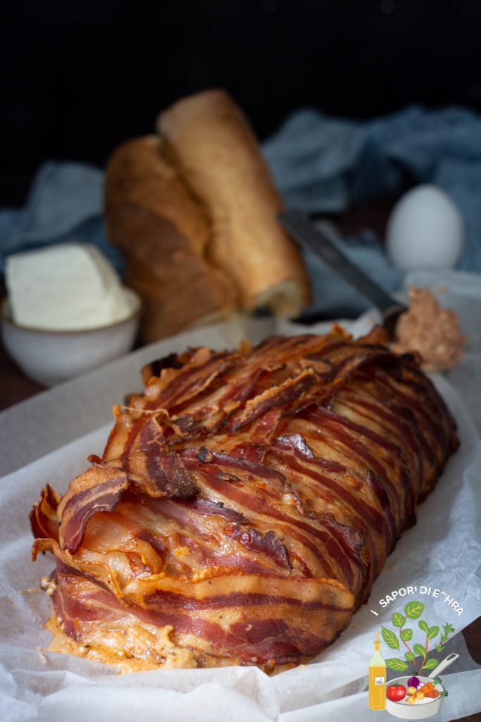 Romige gehaktbrood met zongedroogde tomaten en crescenza