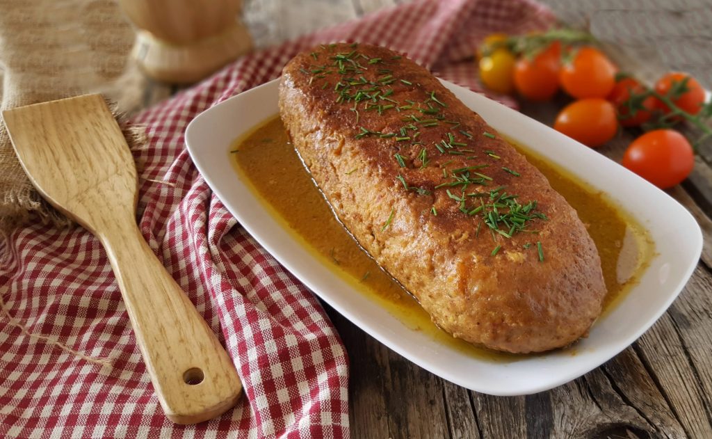 gehaktbrood in de pan