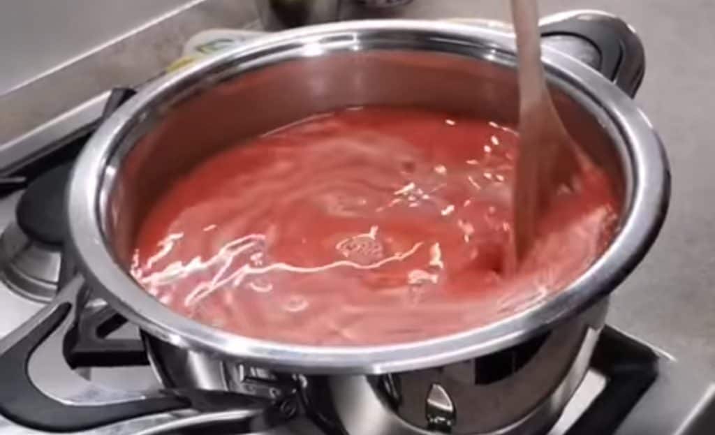 De zoete Siciliaanse watermeloengelei