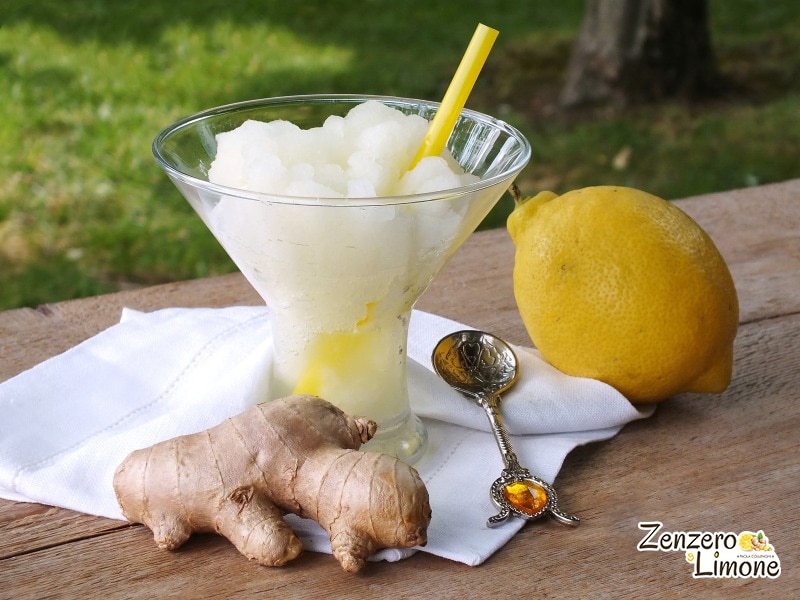 Gember- en citroensorbet