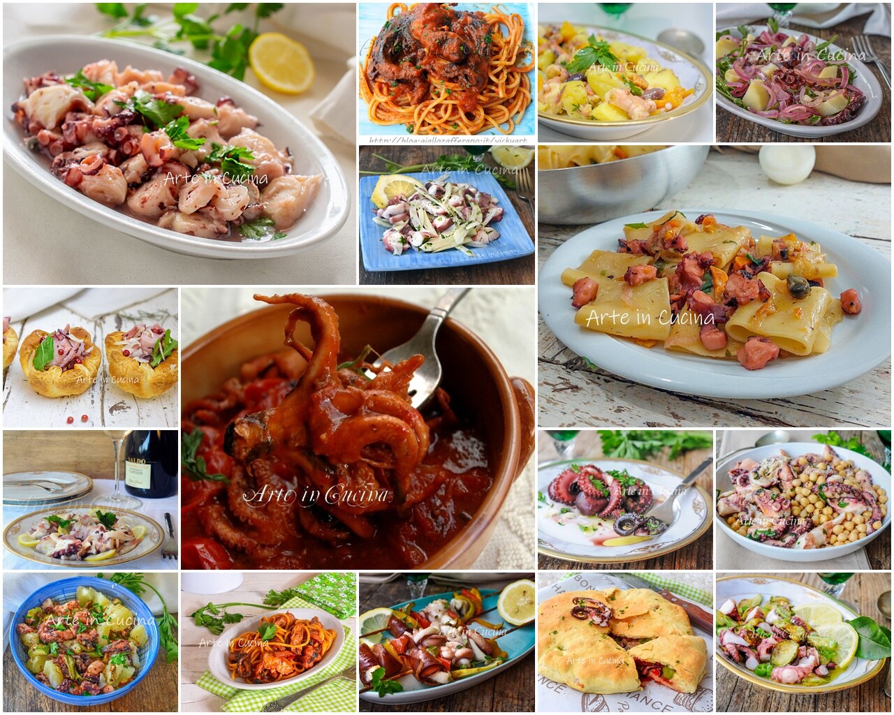 GERECHTEN met OCTOPUS makkelijke en smakelijke recepten