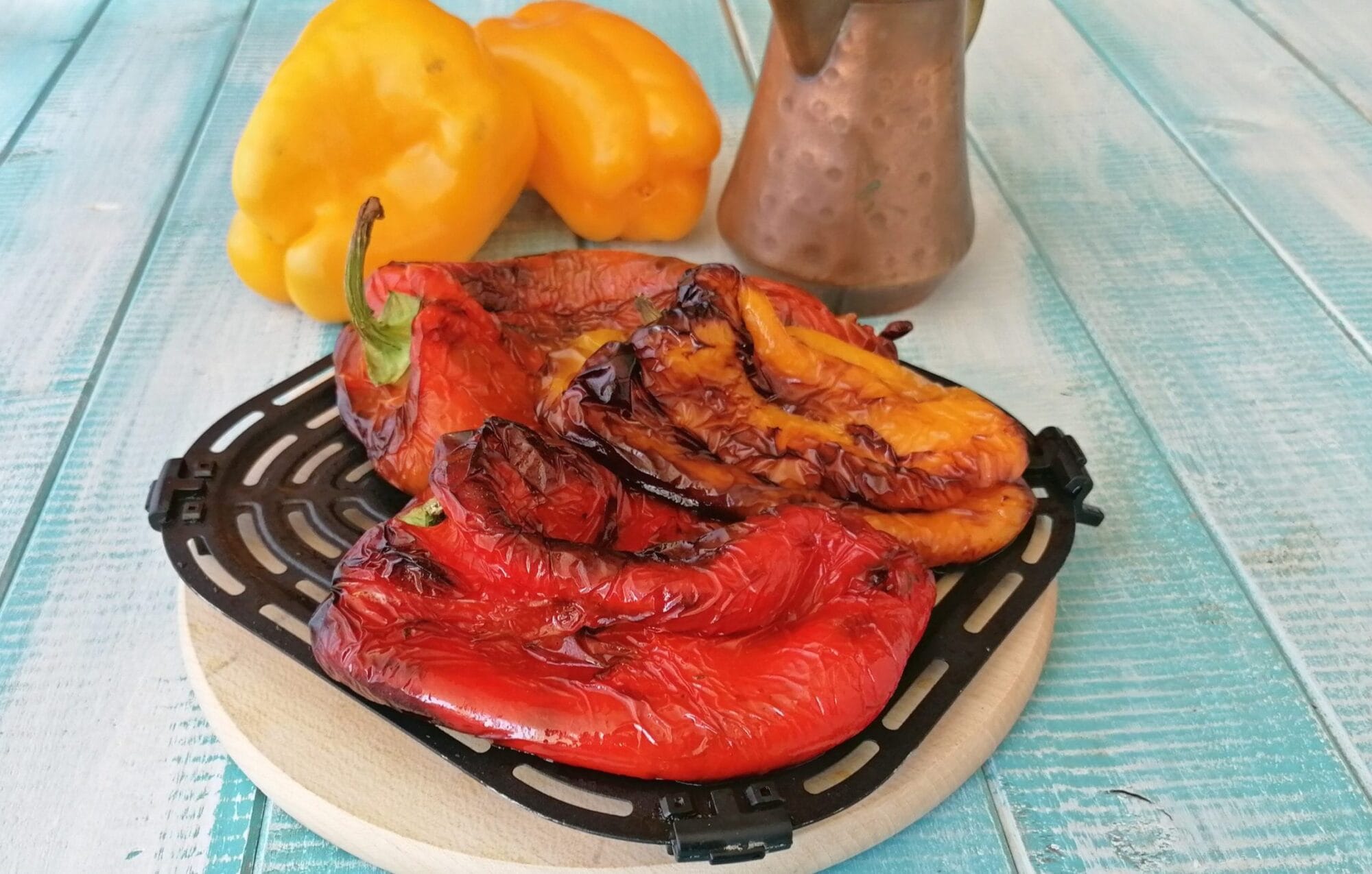 GEROOSTERDE PAPRIKA’S IN DE AIRFRYER