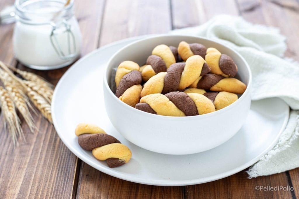 gevlochten cacao koekjes
