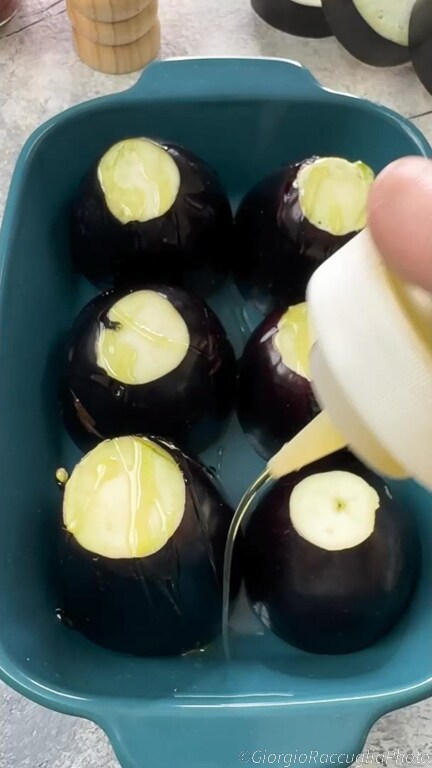 gevulde aubergines