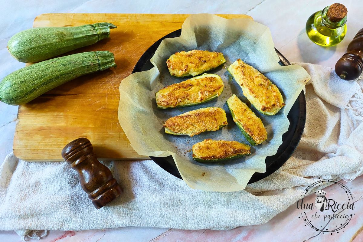 Gevulde courgettes met ricotta