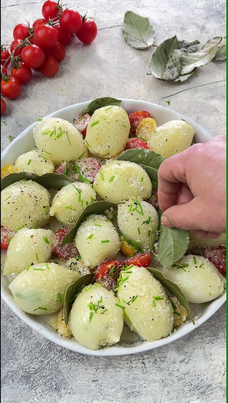 gevulde uien gegratineerd