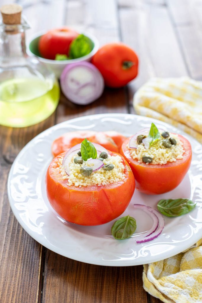 gevulde tomaten met couscous