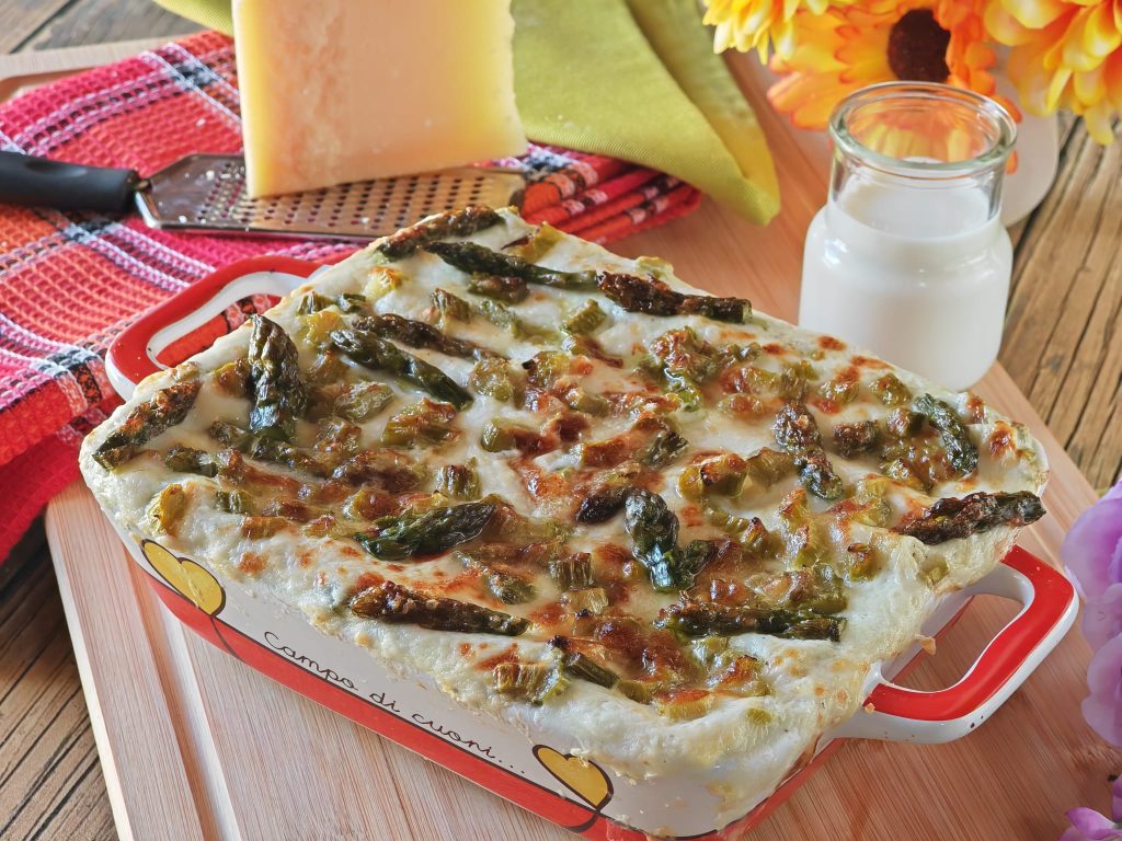 Lasagne uit de oven met asperges
