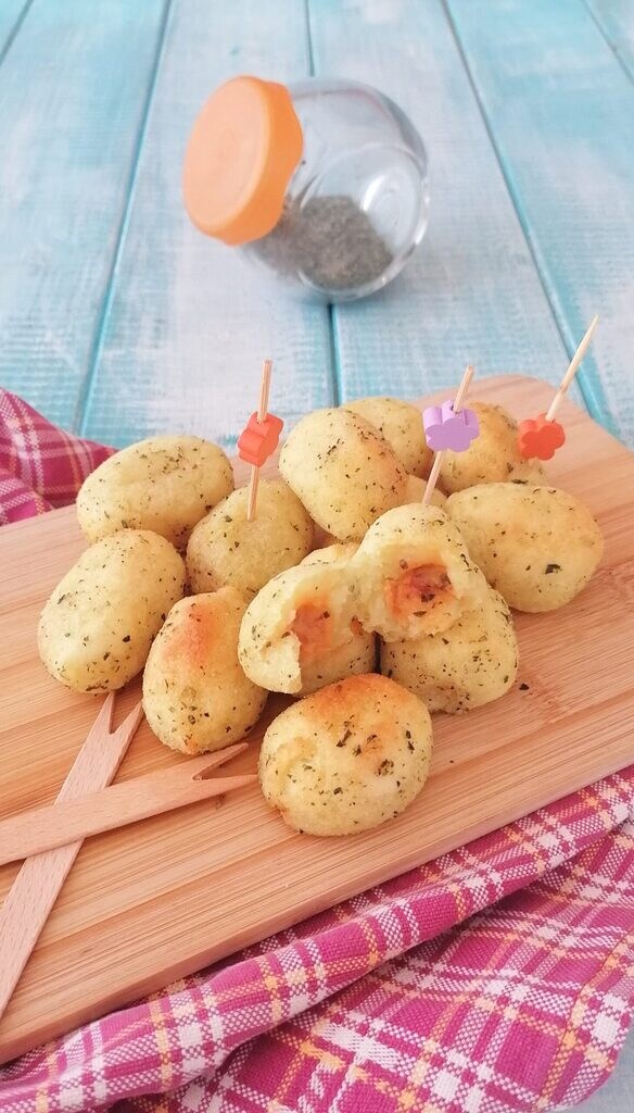 gevulde gnocchi in airfryer