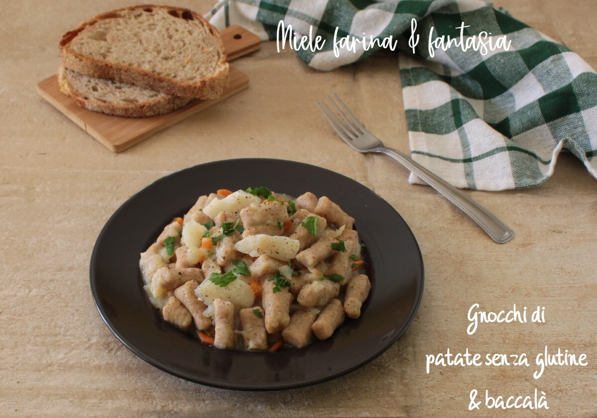 Gnocchi met bonenmeel en kabeljauw