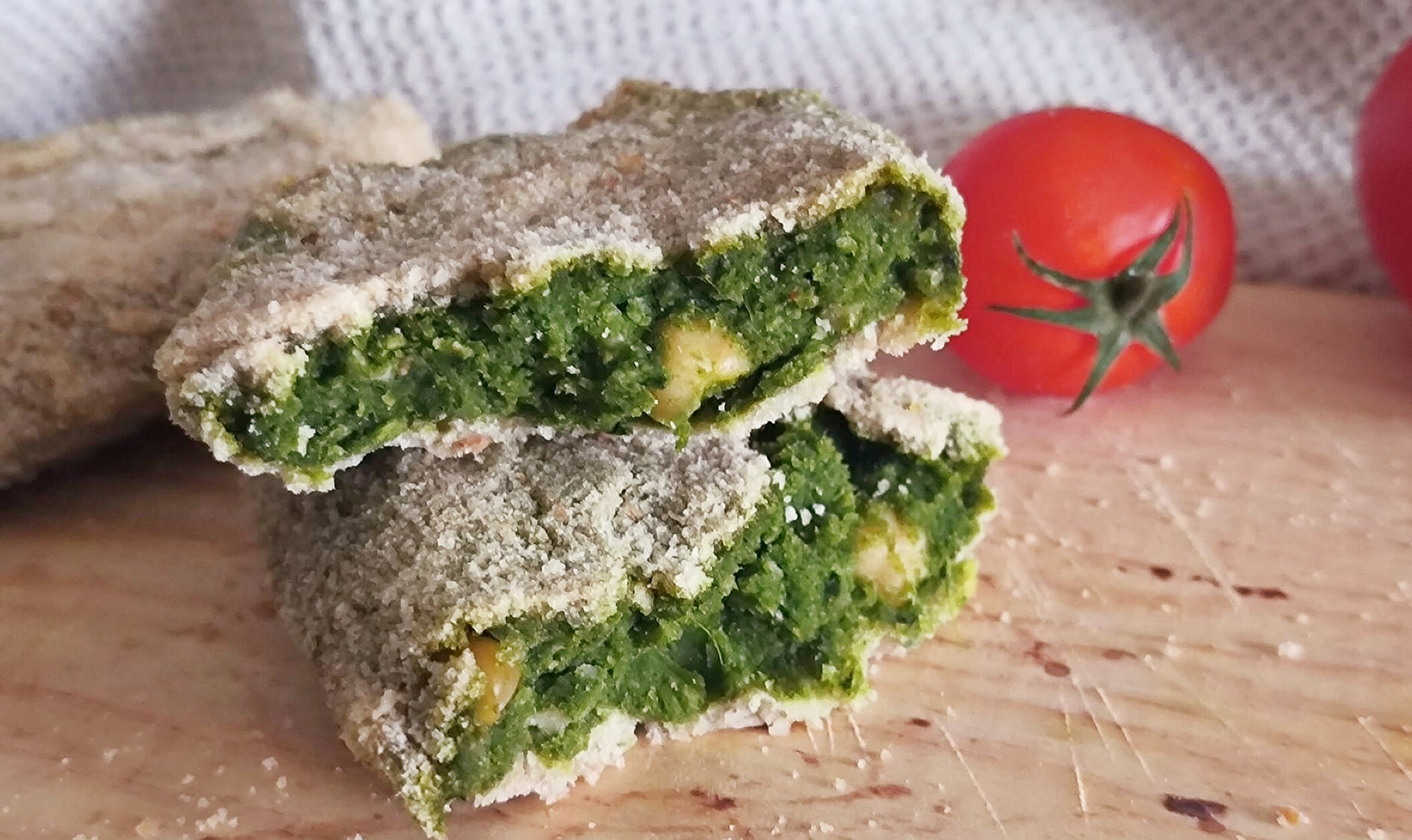 GROENTENBURGER – SPINAZIE EN KIKKERERWTEN BURGER