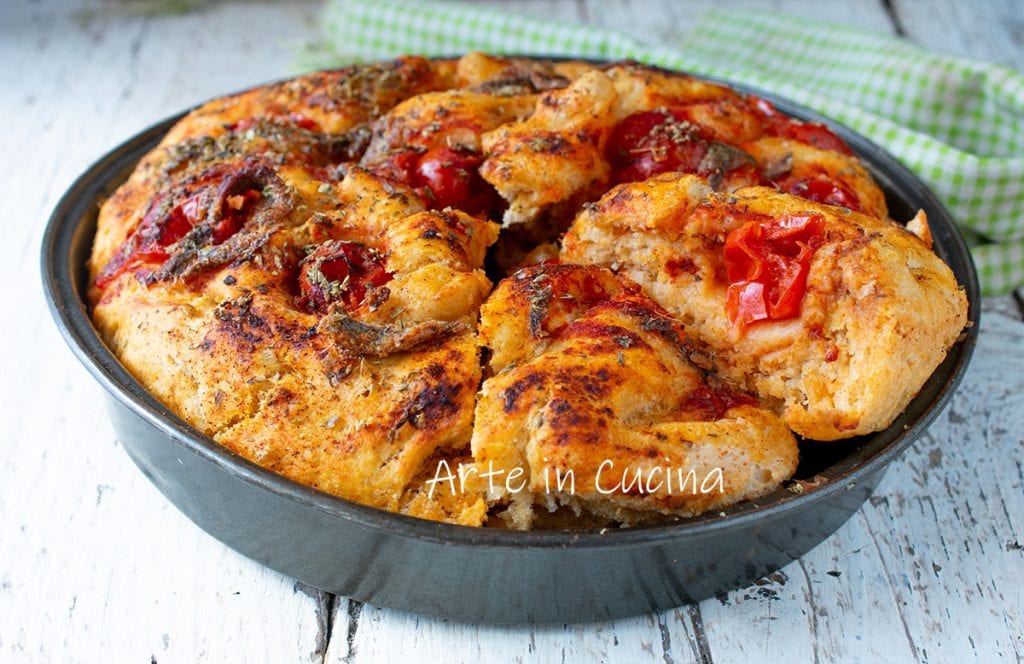 GRUPIATA CALABRESE rode focaccia