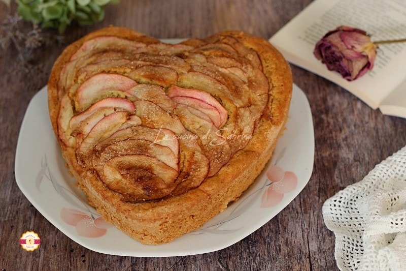 Watercake met appels