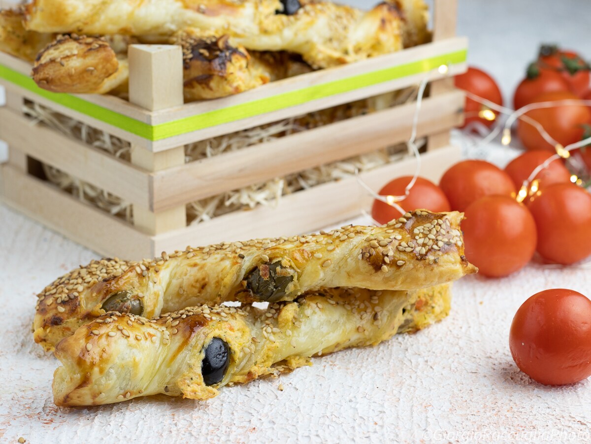Recept hartige bladerdeegwokkels