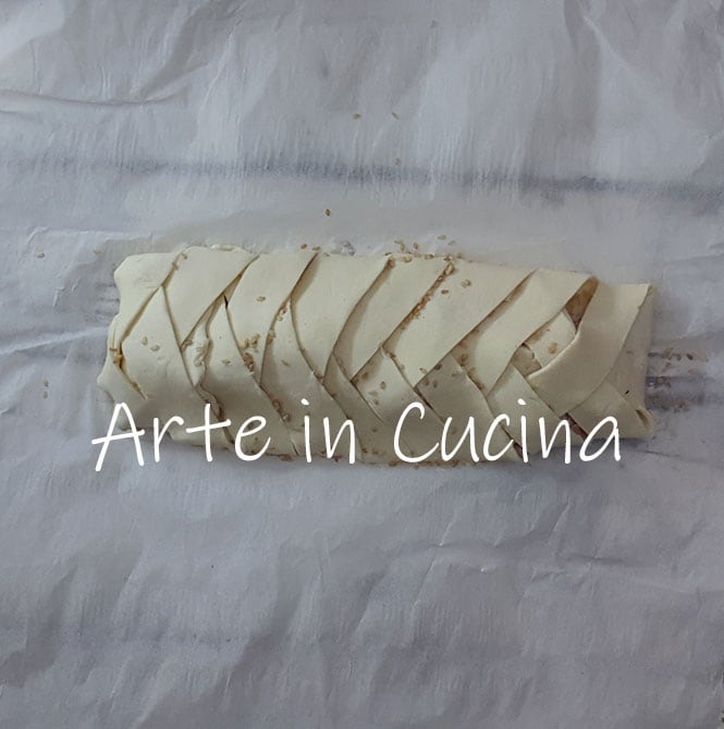 HARTIGE VLECHT met AARDAPPELEN en MORTADELLA