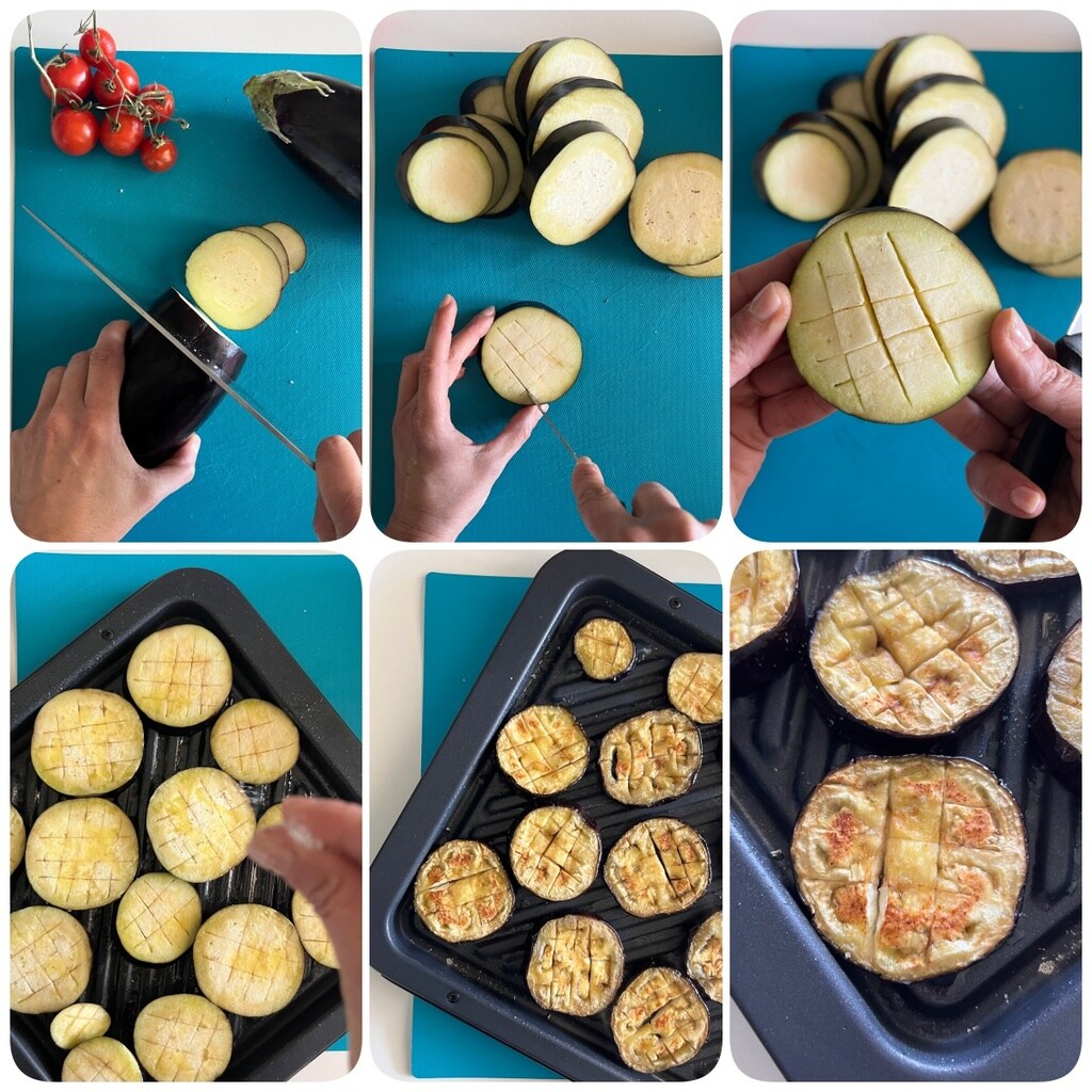 hoe aubergines te grillen in de magnetron