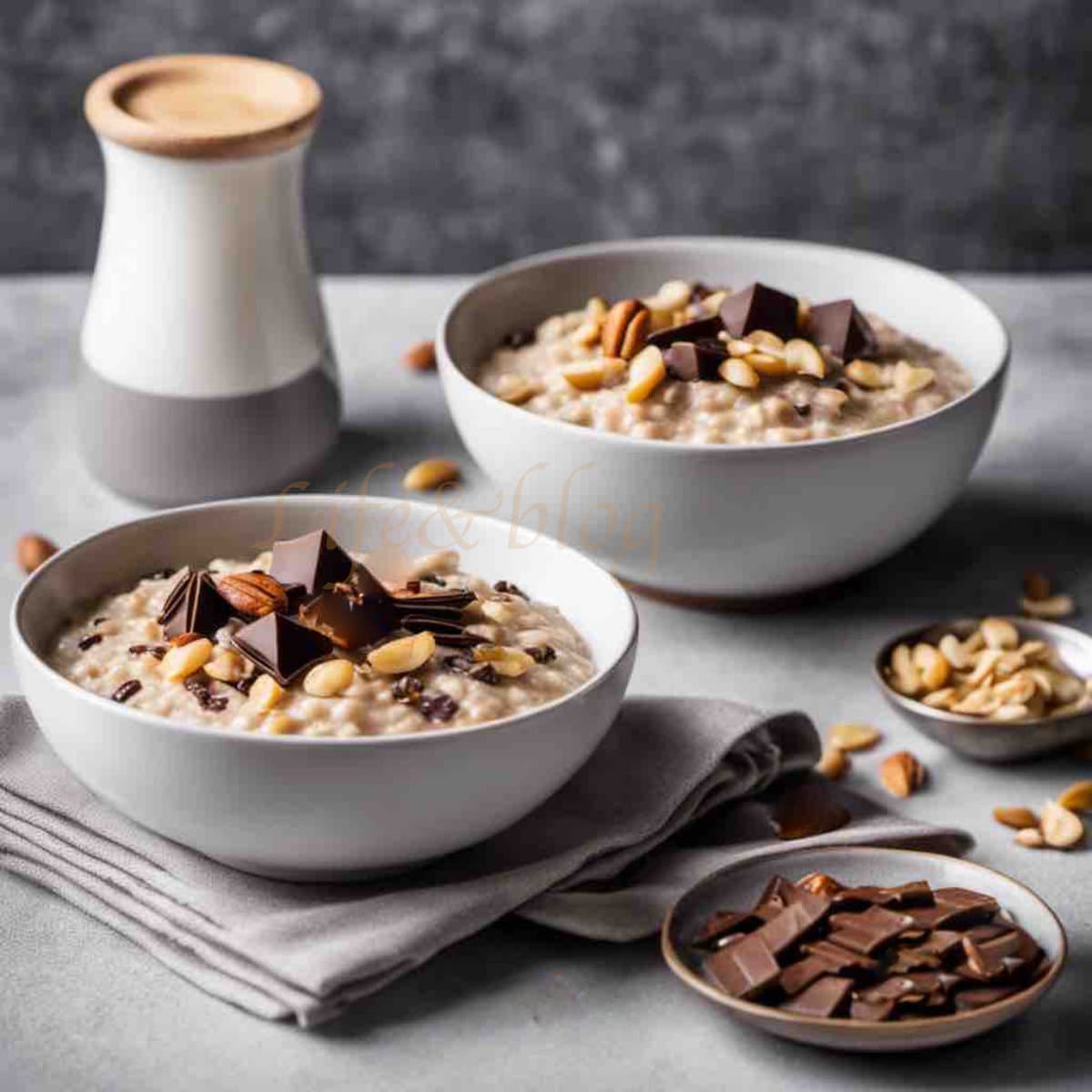 Warme chocolademelk met pure chocolade