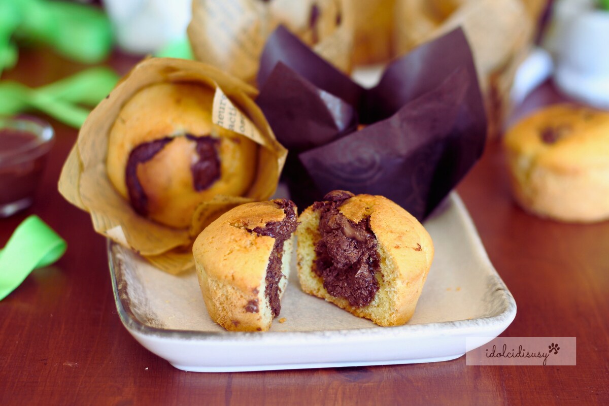 Romige Nutella Muffins