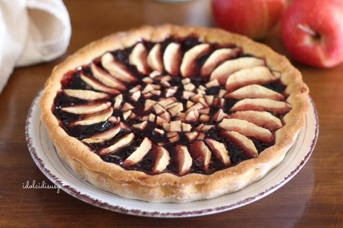 Appeltaart met jam