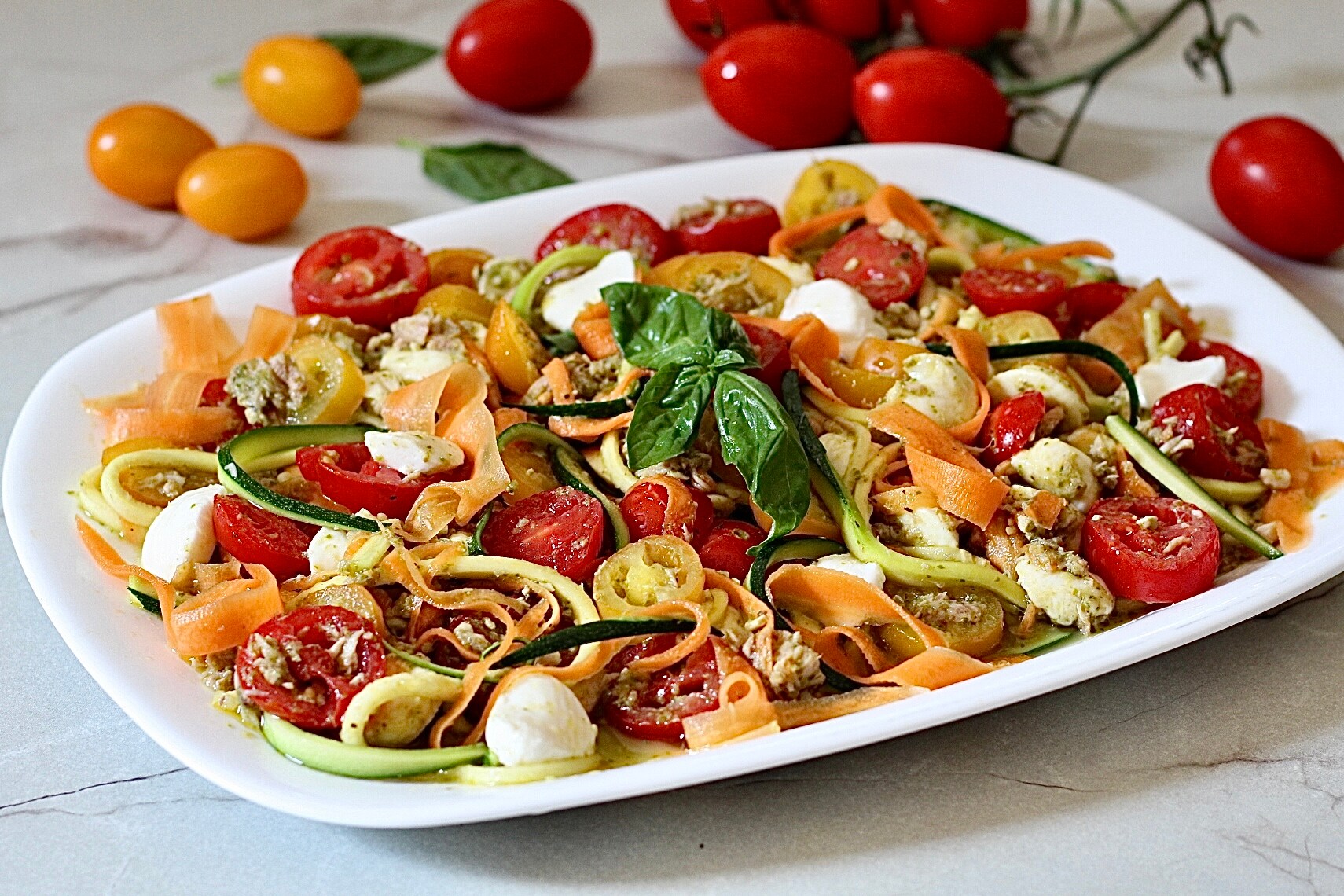 Verse salade ZONDER KOKEN, een perfecte lunchredder!