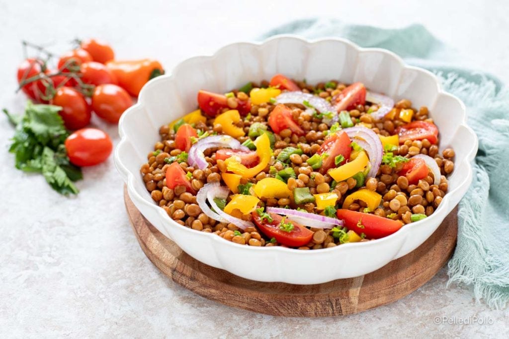 zomerse linzensalade