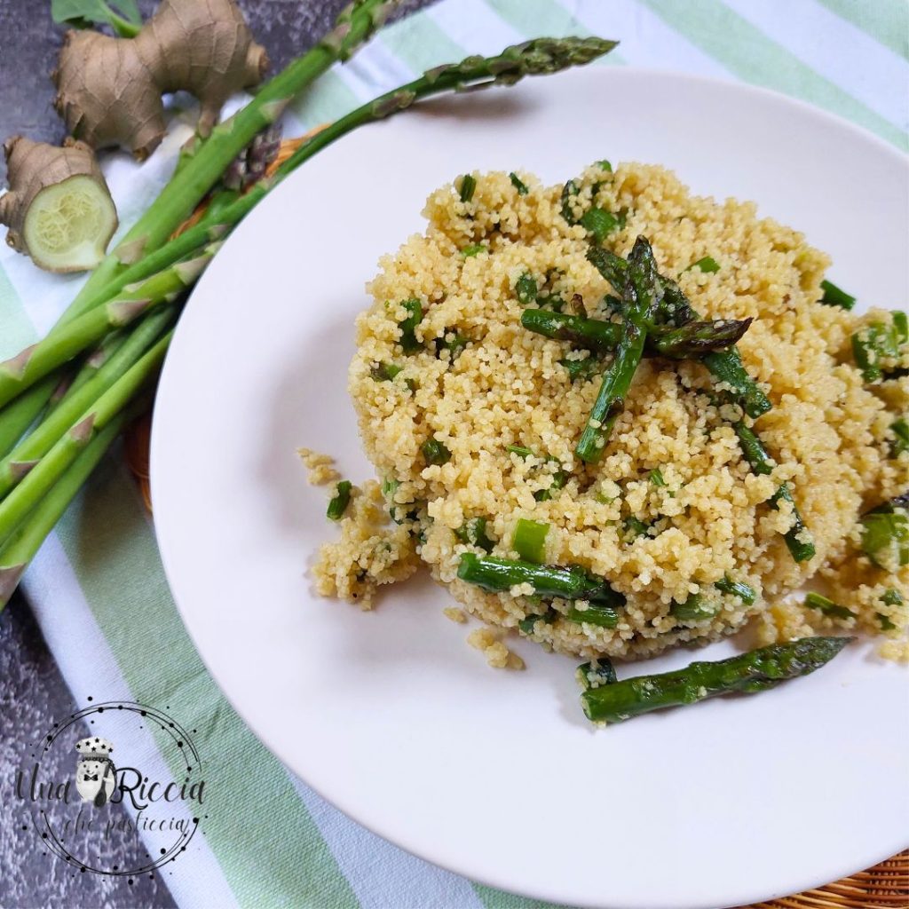 insta couscous asperges en gember