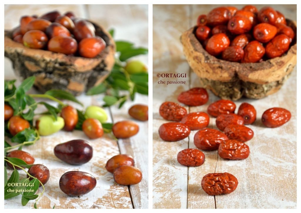 foto gedroogde jujubes ORTAGGI che passione