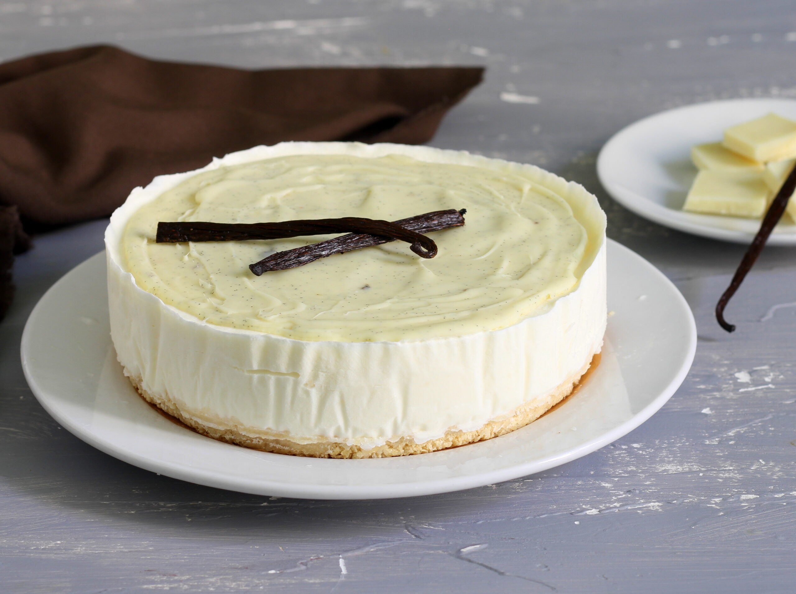 Vanille-ijs Cheesecake