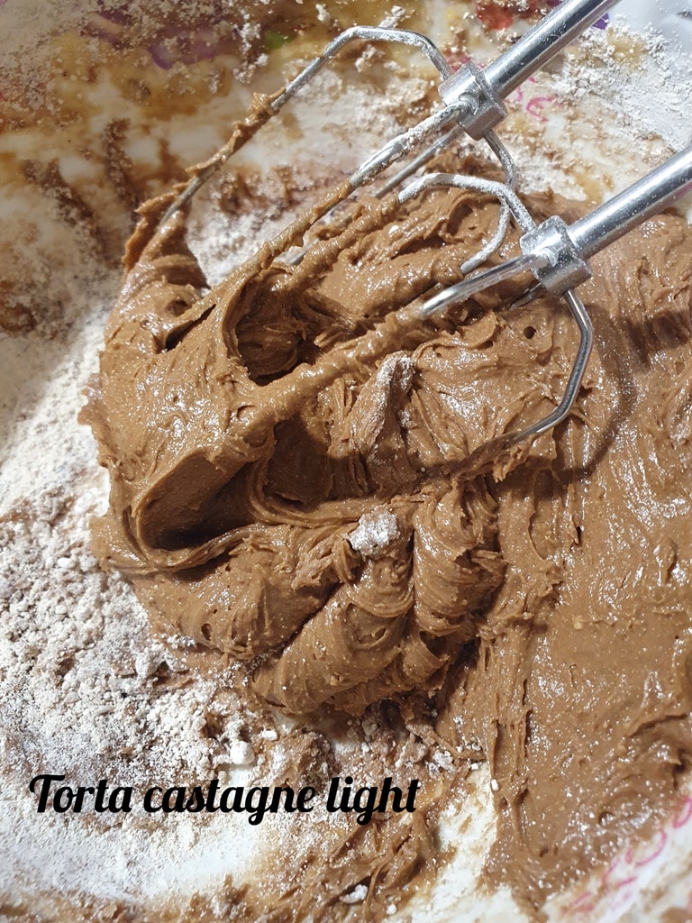 kastanje en chocolade lichte taart