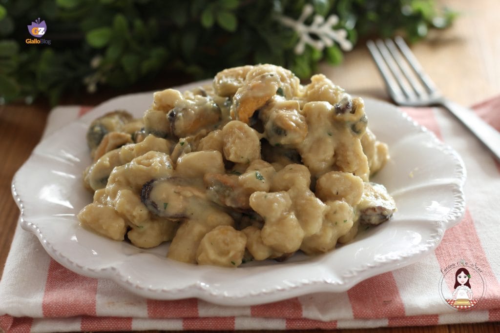 Kikkererwten gnocchi met mosselen