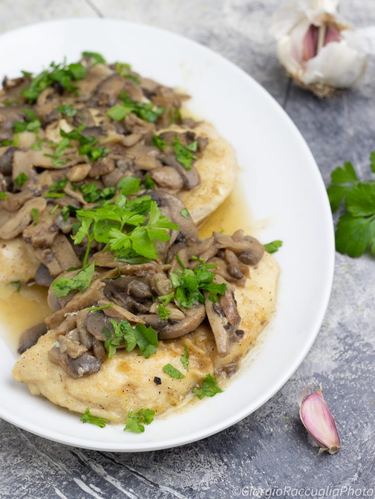 kipfilet met champignons