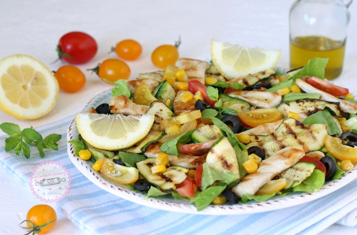 KIPSALAD MET COURGETTES, het frisse idee voor de zomer
